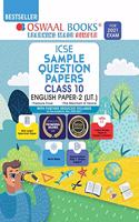 Oswaal ICSE Sample Question Papers Class 10 English Paper 2 Literature Book (Reduced Syllabus for 2021 Exam)