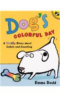 Dog's Colorful Day