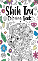 Shih Tzu Adult Coloring Book