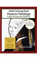 Famous Paintings Adult Coloring Book