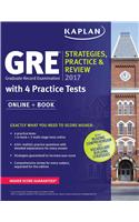 GRE 2017 Strategies, Practice & Review with 4 Practice Tests: Online + Book