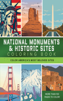 National Monuments & Historic Sites Coloring Book