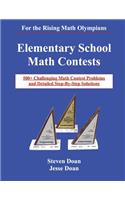 Elementary School Math Contests