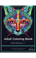 Adult Coloring Book: Stress Relieving Cats