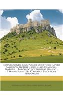 Disputationem Iuris Publici de Officiis Imperii Saxonicis Rectore ... Guilielmo Henrico ... Praeside ... Burcardo Gotthelffio Struvio ... Examini Submittet Conradus Fridericus Reinhardus