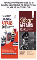 The Yearly Current Affairs Combo 2021 & 2022 for Competitive Exams (UPSC, State PSC, SSC, Bank PO/ Clerk, BBA, MBA, RRB, NDA, CDS, CAPF, CRPF)