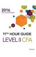 Wiley 11th Hour Guide for 2016 Level II CFA Exam