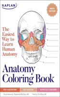 Anatomy Coloring Book with 450+ Realistic Medical Illustrations with Quizzes for Each + 96 Perforated Flashcards of Muscle Origin, Insertion, Action, and Innervation