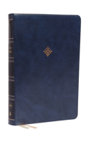 Nkjv, Reference Bible, Super Giant Print, Leathersoft, Blue, Red Letter Edition, Comfort Print