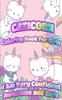 Caticorn Coloring Book For Girls