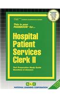 Hospital Patient Services Clerk II