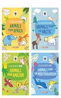 Jumbo Colouring Books (Set of 4 books) - Animals from Africa