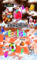 Foundation English Primer (Level C), UKG / KG 2 Kids, with Phonics sound and interactive activities.