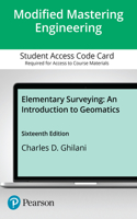 Modified Mastering Engineering with Pearson Etext -- Standalone Access Card -- For Elementary Surveying