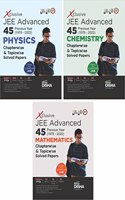 Combo (set of 3 Books) Xclusive JEE Advanced 45 Previous Year (1978 - 2022) Physics, Chemistry & Mathematics Chapterwise & Topicwise Solved Papers | IIT-JEE PYQ Question Bank in NCERT Flow with 100%