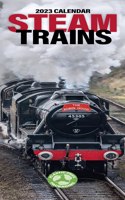 Steam Trains 2023 Slim Calendar