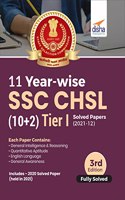 11 Year-wise SSC - CHSL (10+2) Tier I Solved Papers (2021 - 12)Â 3rd Edition