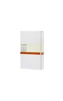 Moleskine Classic Notebook, Large, Ruled, White, Hard Cover