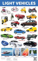 Charts: Light Vehicles Charts (Educational Charts for kids)