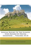 Annual Report of the Illinois State Board of Dental Examiners ..., Volumes 34-35