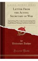 Letter from the Acting Secretary of War: Transmitting, with a Letter from the Acting Chief of Engineers, Reports on Examination of Leland and Empire Harbors, Michigan, and Survey of the Latter (Classic Reprint)