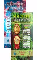 Vision 2021 Mission NEET PG 3rd/2020 (2 Vols) with 209 Repeats, includes 2020, 2019, 2018 NEET papers