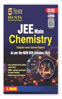 S.Chand's JEE 5 Years (2019-2023) JEE Main Chemistry All Shifts Past 5 Years 104 NTA Papers Question Chapterwise Previous Year Solved Papers PYQ & Topicwise Fully solved + 5 Years Advanced solved Questions | 3000+ Solutions | 2024