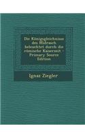 Die Konigsgleichnisse Des Midrasch Beleuchtet Durch Die Romische Kaiserzeit - Primary Source Edition