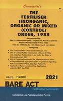 THE FERTILISER ( INORGANIC, ORGANIC OR MIXED ) CONTROL, ORDER, 1985