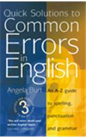 Quick Solutions to Common Errors in English, 3e