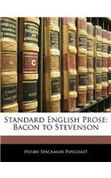 Standard English Prose