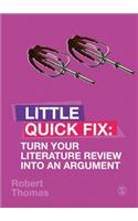 Turn Your Literature Review Into an Argument