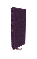 Kjv, Sovereign Collection Bible, Personal Size, Leathersoft, Purple, Thumb Indexed, Red Letter Edition, Comfort Print