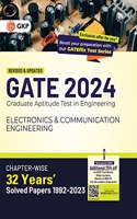 GATE 2024 : Electronics & Communication Engineering - 32 Years' Chapter-wise Solved Papers (1992-2023) by GKP