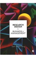 Research Design for Business & Management