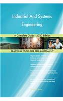 Industrial And Systems Engineering A Complete Guide - 2020 Edition