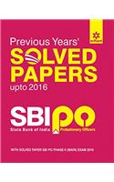 SBI PO Previous Years' Solved Papers 2017