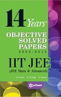 14 Years' Objective Solved Papers (2002-2015) IIT JEE (JEE MAIN & ADVANCED)