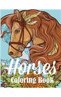 Horses Coloring Book