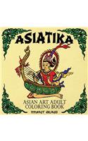 Asiatika Asian Art Adult Coloring Book