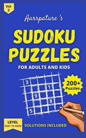 Sudoku Puzzles For Adults & Kids: Combo of 200+ Sudoku Puzzles Game Book Volume 2 From Easy to Hard ; Easy, Medium and Hard Levels for adults and kids I Including Solutions