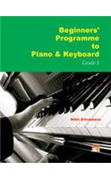 Beginners' Programme To Piano & Keyboard Grade-1