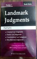 Landmark judgements