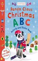 Panda Claus Christmas ABC Sticker Activity Book