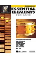 Essential Elements for Band - Percussion/Keyboard Percussion Book 1 with Eei (Book/Online Audio)