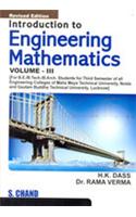 Introduction To Engineering Mathematics: Vol-III