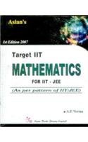 Target IIT Mathematics
(As per pattern of IIT-JEE)