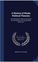 History of Hindu Political Theories