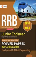 RRB 2022-23 - Junior Engineer CBT I & II : Mechanical & Allied Engineering - Chapter-wise & Year-wise Solved Papers (2014, 2015 & 2019) - 32 Sets by GKP