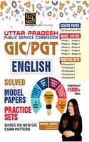 GIC PGT PRAVAKTA ENGLISH SOLVED PAPER & MODEL PAPERS & PRACTICE SETS (English Medium)